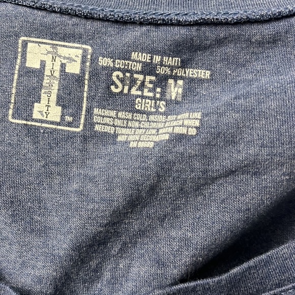 University of Kentucky long sleeve tshirt, blue/denim, white, Wild Cat - Picture 4 of 4